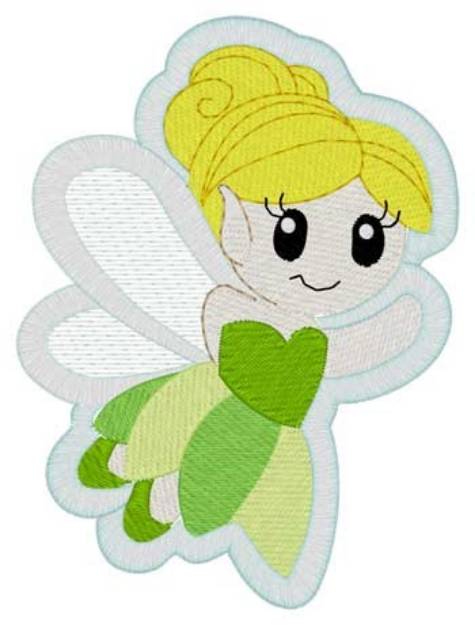 Picture of Fairy Mylar Machine Embroidery Design