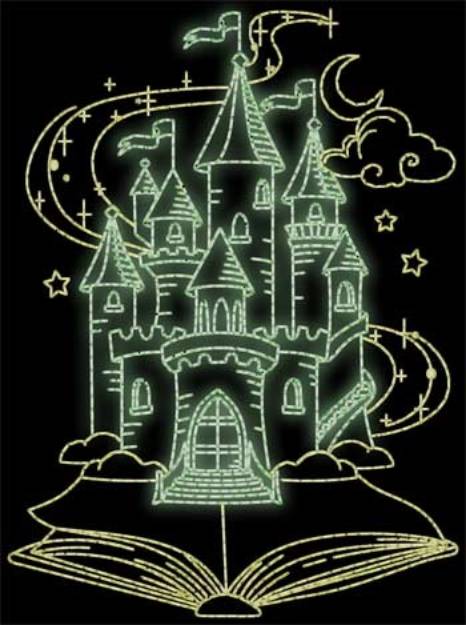 Picture of Fairy Tale Castle Machine Embroidery Design