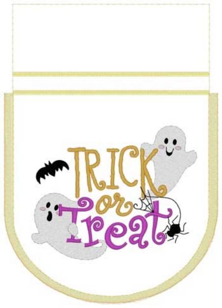 Picture of Trick Or Treat Bag Machine Embroidery Design