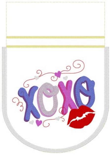 Picture of XOXO Valentine's Bag Machine Embroidery Design