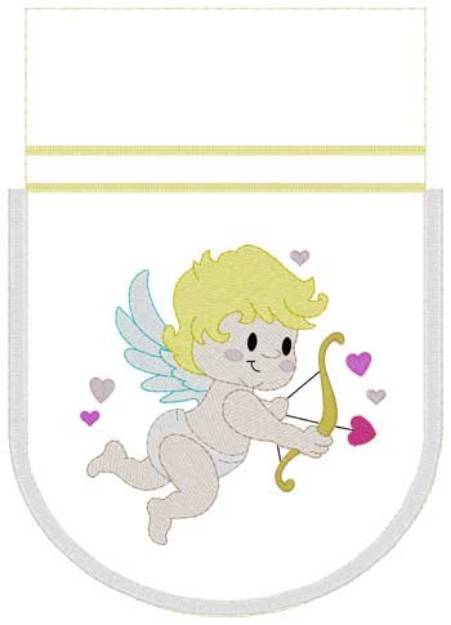 Picture of Cupid Gift Bag Machine Embroidery Design
