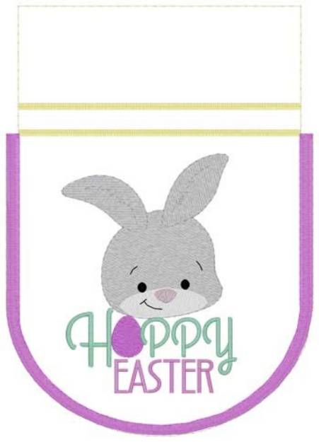 Picture of Happy Easter Gift Bag Machine Embroidery Design