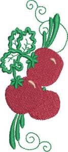Picture of Tomato Border Machine Embroidery Design