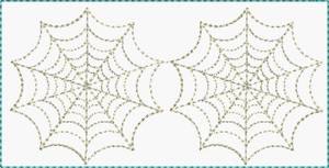 Picture of Spider Webs Block Machine Embroidery Design