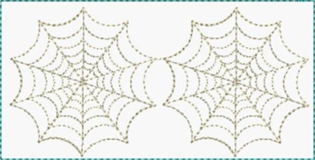 Picture of Spider Webs Block Machine Embroidery Design