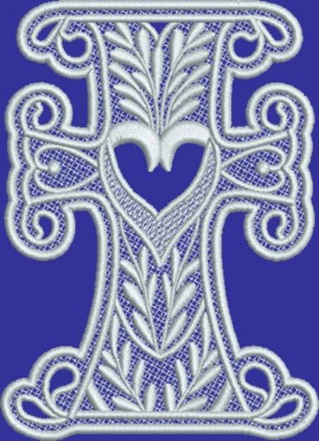 Picture of FSL Prosperity Love Cross Machine Embroidery Design
