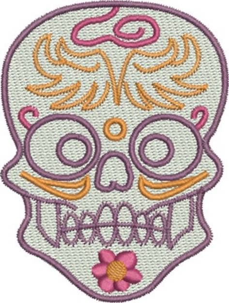 Picture of Skull Rider Machine Embroidery Design