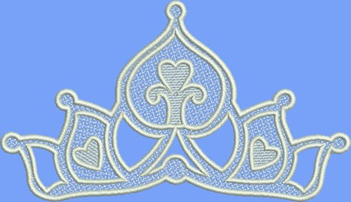 FSL Royal Tiara Machine Embroidery Design