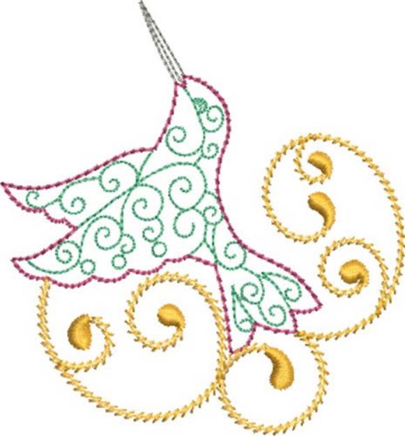 Picture of Happy Hummingbird Machine Embroidery Design