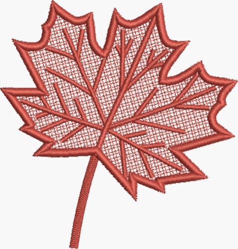 FSL Maple Leaf Machine Embroidery Design