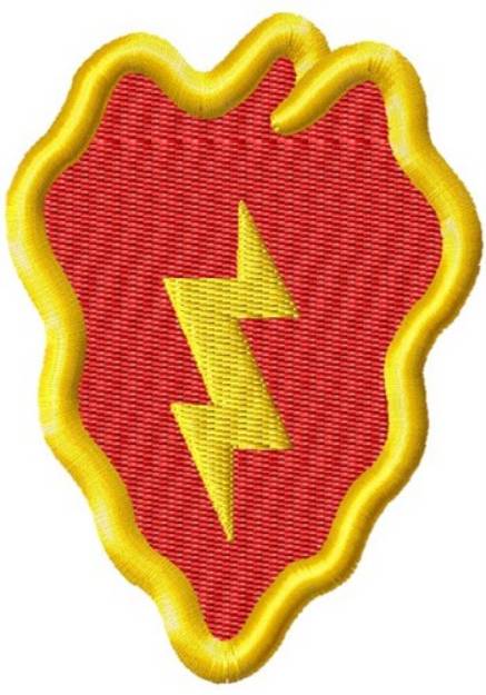 Picture of 25th Infantry Badge Machine Embroidery Design
