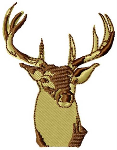 Picture of 8 Point Buck Machine Embroidery Design