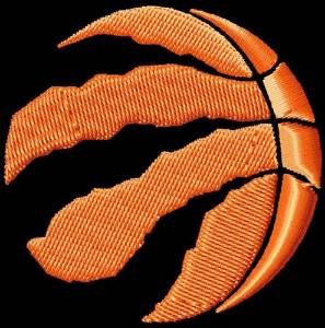 Picture of Clawed Basketball Machine Embroidery Design