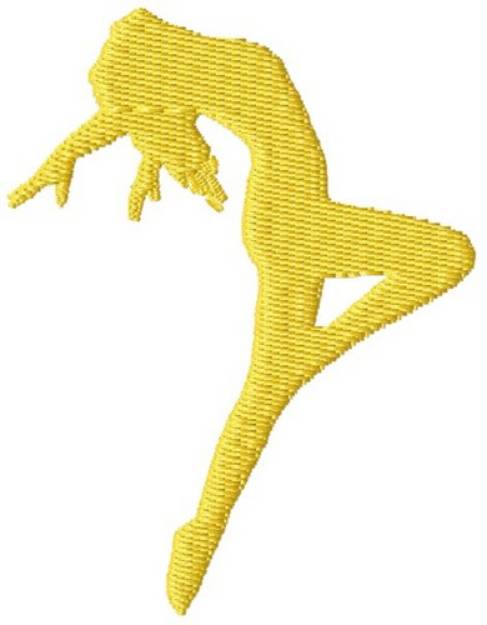 Picture of Silhouetted Dancer Machine Embroidery Design
