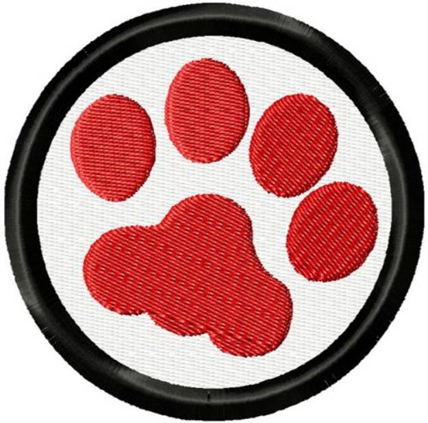 Picture of Paw Stamp Machine Embroidery Design
