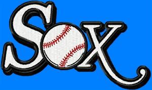 Picture of Sox Baseball Machine Embroidery Design
