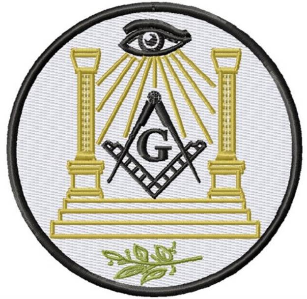 Picture of Masonic Circle Machine Embroidery Design