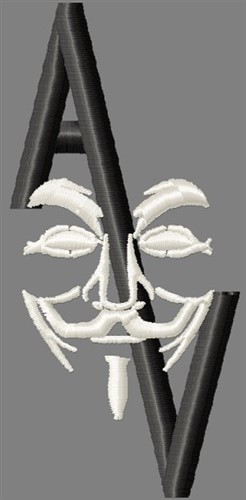 Anonymous for the Voiceless Machine Embroidery Design
