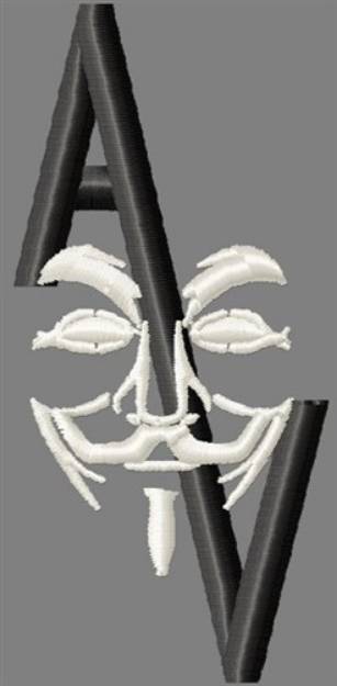 Picture of Anonymous for the Voiceless Machine Embroidery Design