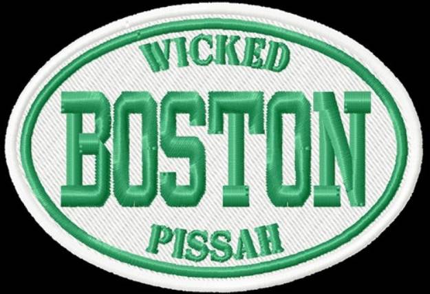 Picture of Boston Wicked Machine Embroidery Design