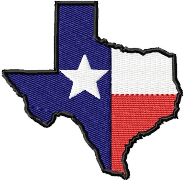 Picture of Texas Star Machine Embroidery Design