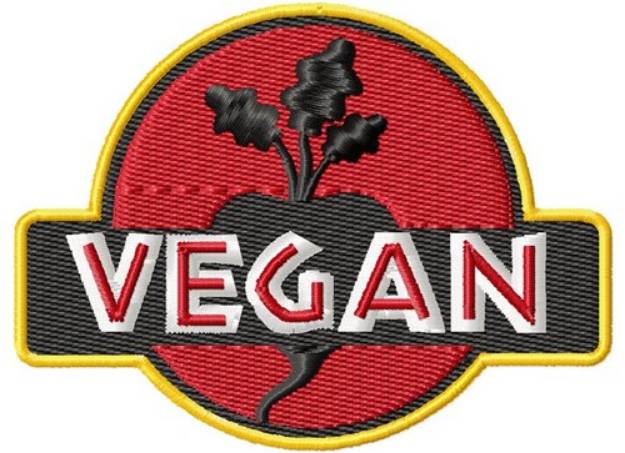 Picture of Vegan Jurassic Style Machine Embroidery Design