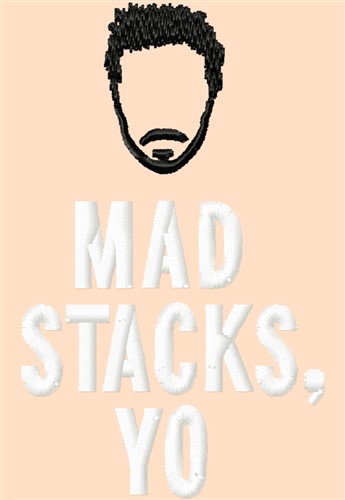 Mad Stacks Machine Embroidery Design