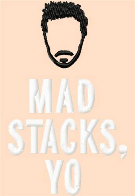 Picture of Mad Stacks Machine Embroidery Design