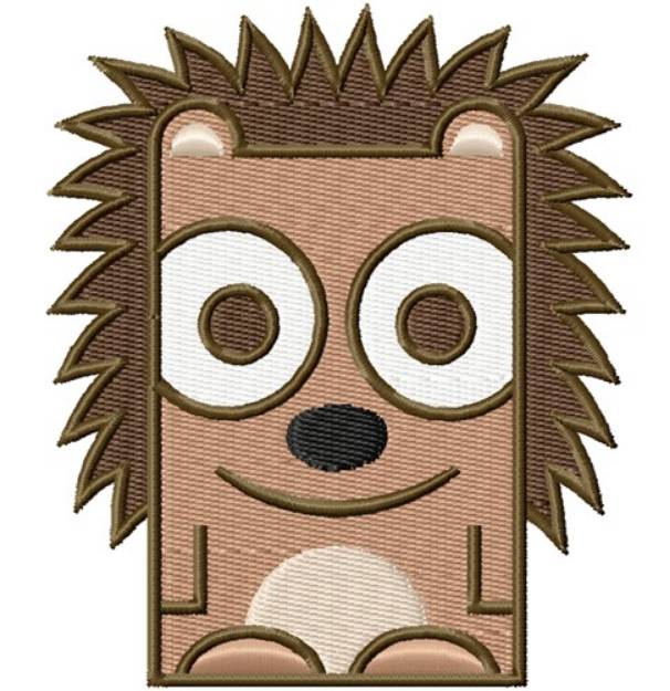 Picture of Square Hedgehog Machine Embroidery Design