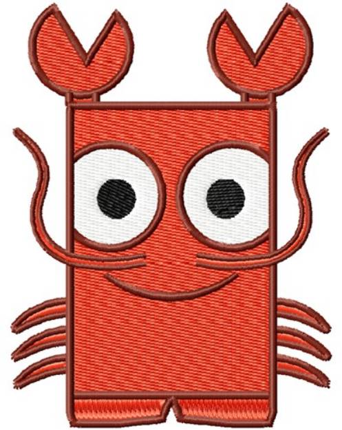 Picture of Square Lobster Machine Embroidery Design