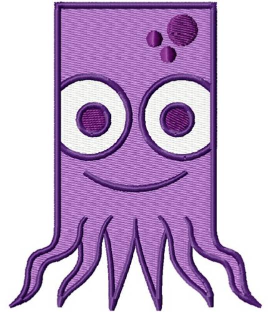 Picture of Square Octopus Machine Embroidery Design