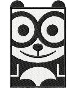 Picture of Square Panda Machine Embroidery Design