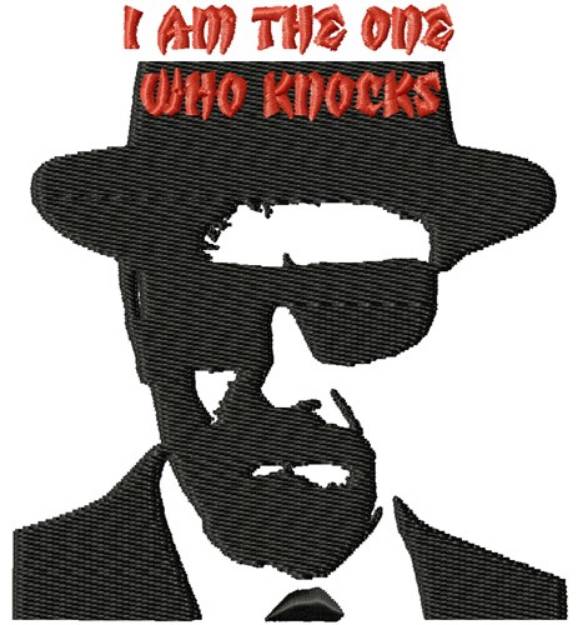 Picture of Heisenberg Knocks Machine Embroidery Design