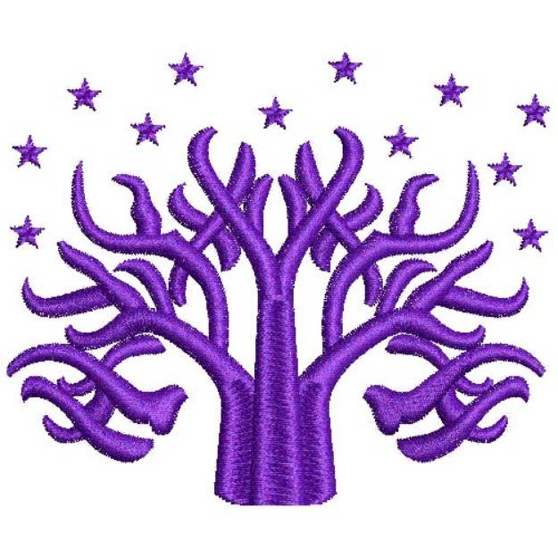 Picture of Mystical Tree Machine Embroidery Design