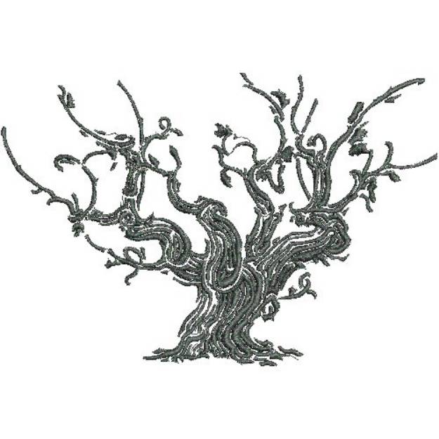 Picture of Haunted Tree Machine Embroidery Design