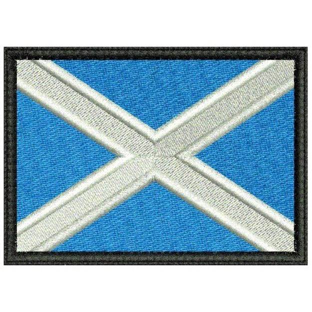 Picture of Flag Of Scotland Machine Embroidery Design