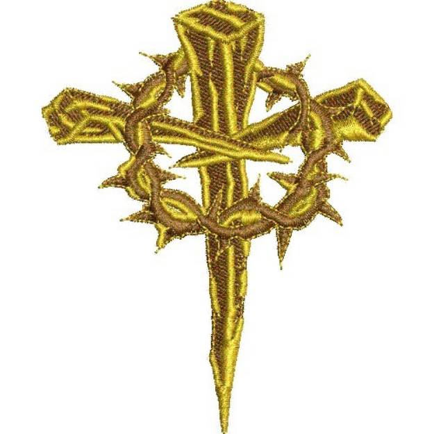 Picture of CROSS & THORNS Machine Embroidery Design