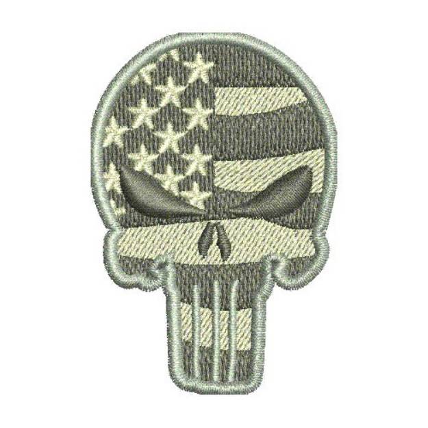 Picture of US MILITARY PUNISHER Machine Embroidery Design