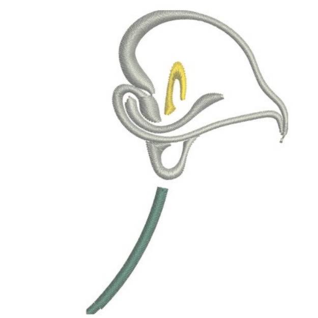 Picture of Abstract Lily Machine Embroidery Design