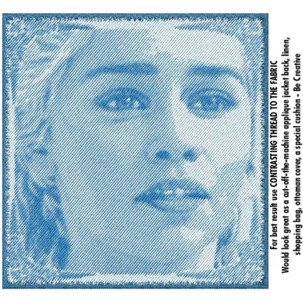 Picture of KHALEESI FACE Machine Embroidery Design
