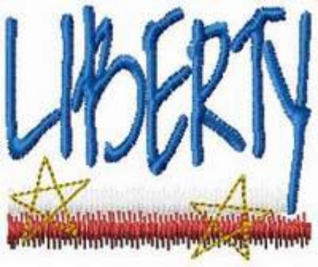 Picture of Americana Liberty Machine Embroidery Design