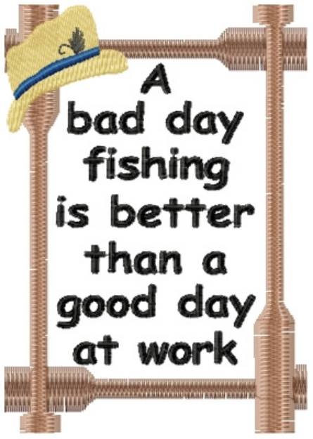Picture of Fishing Days Machine Embroidery Design