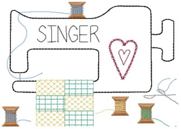 Picture of Singer Machine Embroidery Design