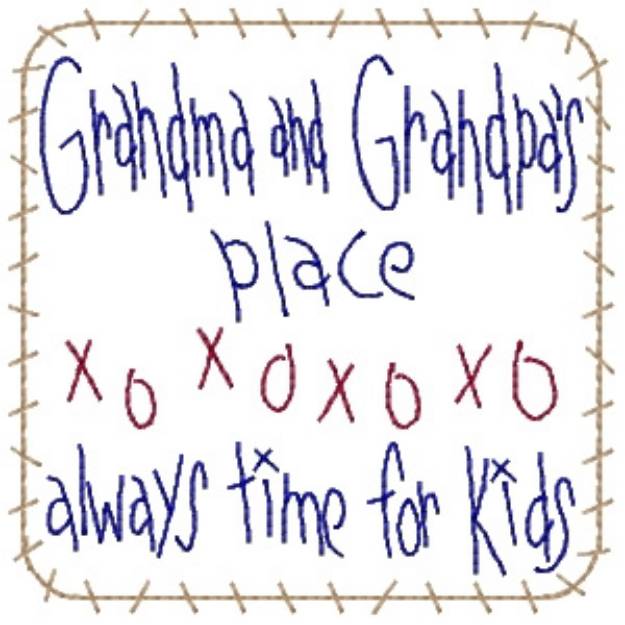 Picture of Time For Kids Machine Embroidery Design