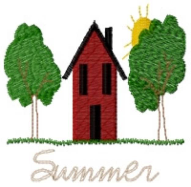 Picture of Summer Machine Embroidery Design