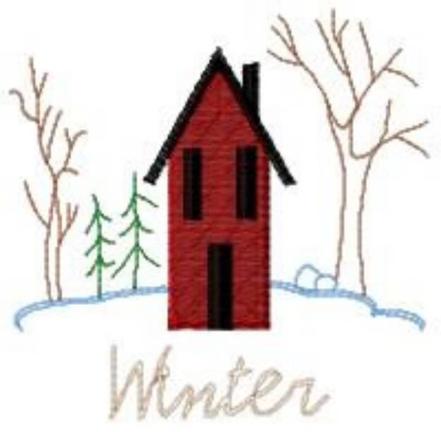Picture of Winter Machine Embroidery Design
