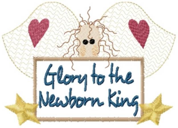 Picture of Newborn King Machine Embroidery Design
