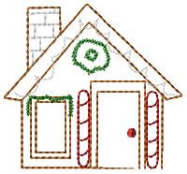 Picture of Cozy Gingerbread Machine Embroidery Design