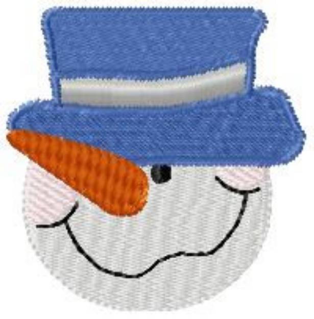 Picture of Top Hat Snowball Machine Embroidery Design