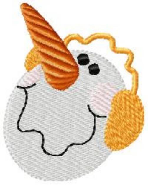 Picture of Snow Ball Head Machine Embroidery Design